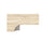 Diana 2 Drawer, 3 Shelf Desk, White/Oak Structure - Tvilum
