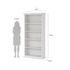 Tall Wide 5 Shelf Bookcase, White - Tvilum