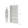 Tall Wide 5 Shelf Bookcase, White - Tvilum
