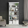Tall Wide 5 Shelf Bookcase, White - Tvilum