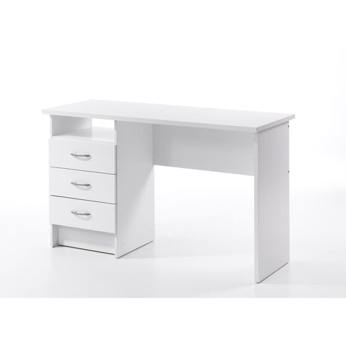 Whitman Desk with 3 Drawers, White - Tvilum