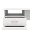 Whitman Desk with 3 Drawers, White - Tvilum