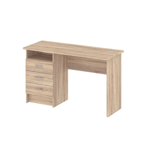 Whitman Desk with 3 Drawers, Oak Structure - Tvilum