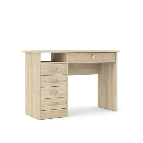 Walden Desk with 5 Drawers, Oak Structure - Tvilum
