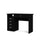 Desk with 5 Drawers Black Woodgrain - Tvilum
