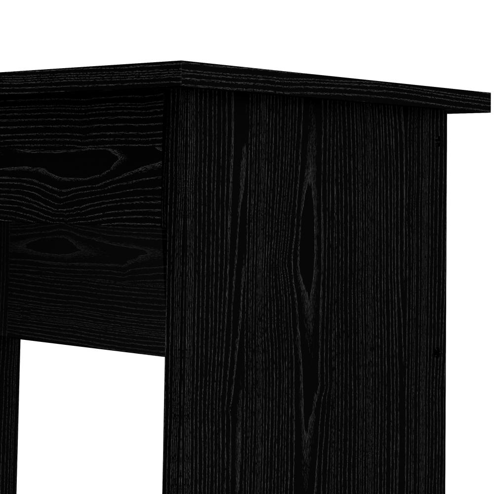 Desk with 5 Drawers Black Woodgrain - Tvilum