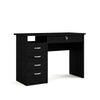 Desk with 5 Drawers Black Woodgrain - Tvilum