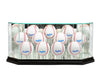 Octagon 11 Baseball Display Case with Black Moulding