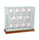 13 Baseball Upright Display Case with Walnut Moulding