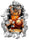 Oklahoma State Cowboys Decal Wallcrasher Basketball 11 Inch - Wallcrashers