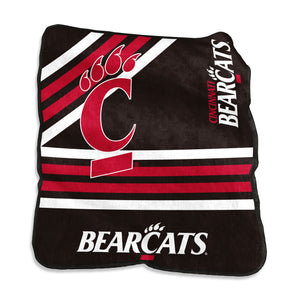 Cincinnati Bearcats Blanket 50x60 Raschel Throw - Logo Brands