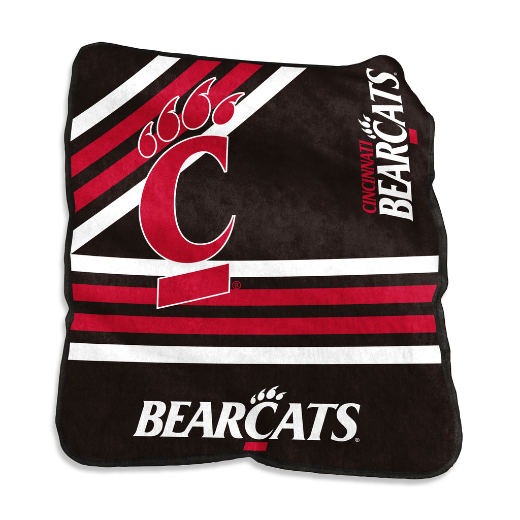 Cincinnati Bearcats Blanket 50x60 Raschel Throw - Logo Brands