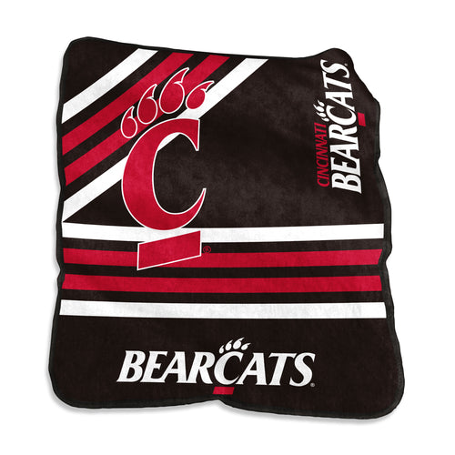 Cincinnati Bearcats Blanket 50x60 Raschel Throw - Logo Brands