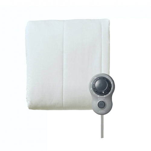 Sunbeam  Twin Size Electric Water Resistant Heated Mattress Pad with Dial Controller
