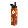 Clemson Tigers Quencher Bottle 34oz Stainless Steel Dreamweave - Logo Brands