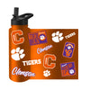 Clemson Tigers Quencher Bottle 34oz Stainless Steel Dreamweave - Logo Brands