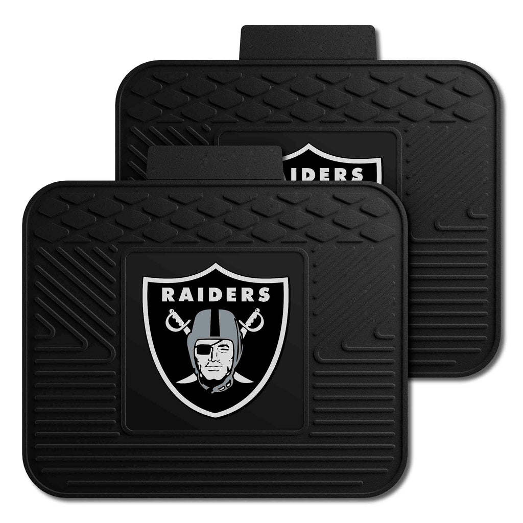 Fanmats - NFL - Oakland Raiders 2 Utility Mats 14''x17''