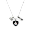 Pittsburgh Steelers Necklace Charmed Sport Love Football - Aminco