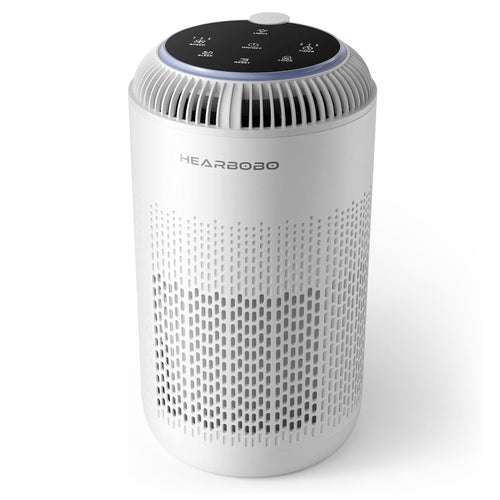 Hearbobo H13 True HEPA Air Purifiers for Home Large Room up to 1350 ft&sup2; with Aromatherapy,  Air Cleaner for Pets Bedroom - Removes Dust, Smoke, Odors, Pollen, Quiet for Office & Allergy Relief