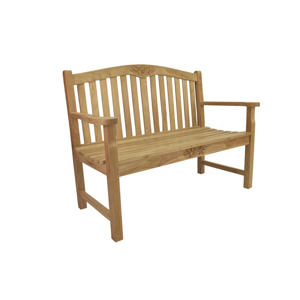 50'' Round Rose Bench - Anderson Teak