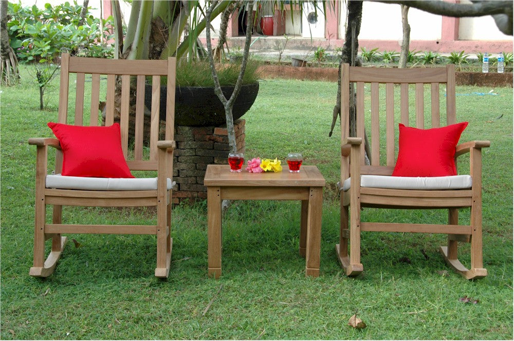 Palm Beach Rocking Armchair 3 Piece Set - Anderson Teak