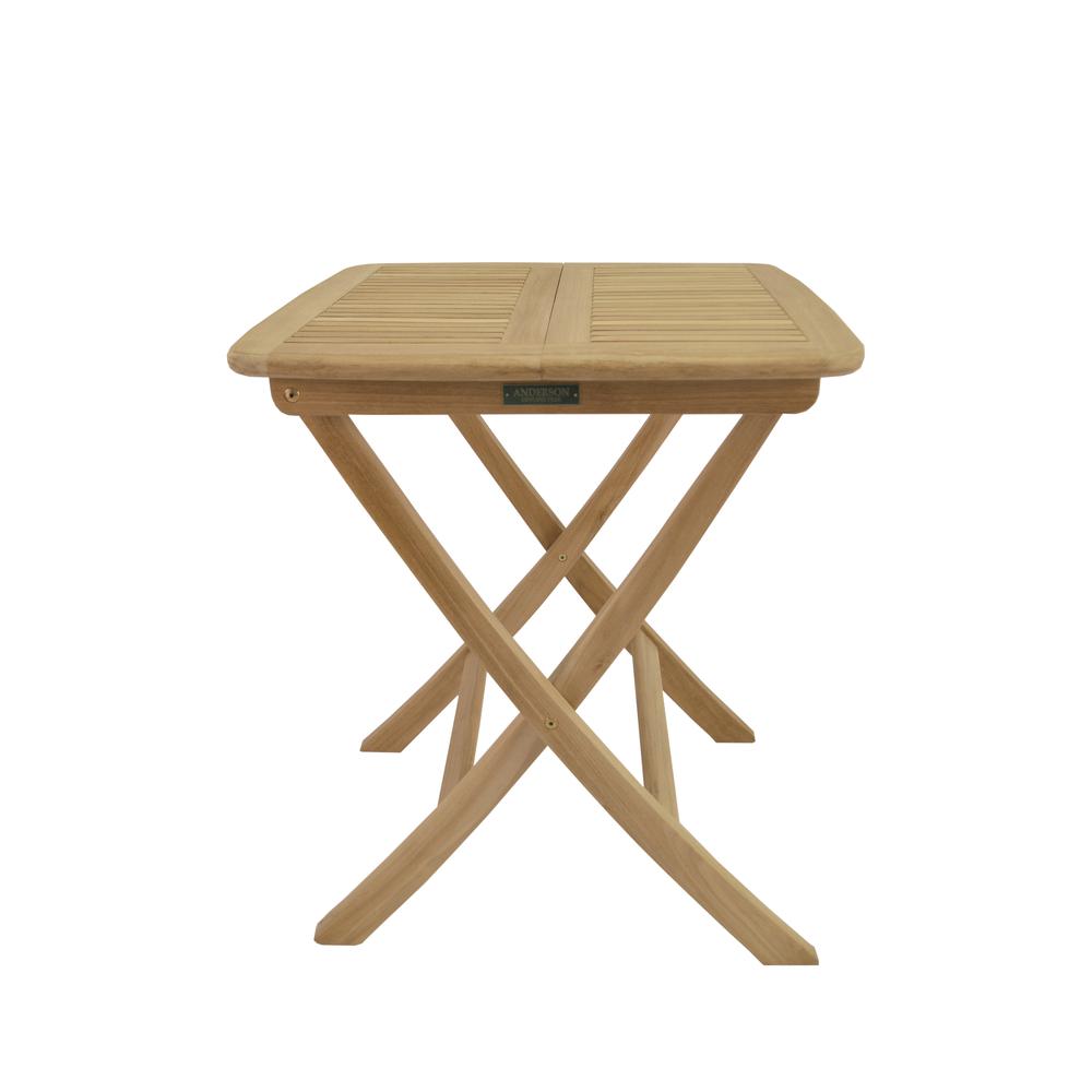 Windsor 24'' Square Picnic Folding Table - Anderson Teak