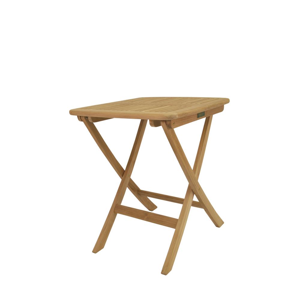 Windsor 24'' Square Picnic Folding Table - Anderson Teak