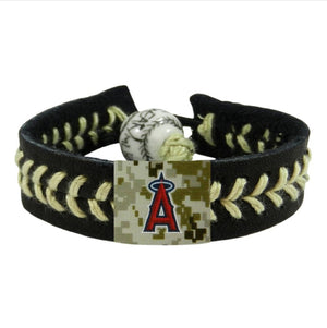 Los Angeles Angels Bracelet Team Color Baseball Camo CO - Gamewear