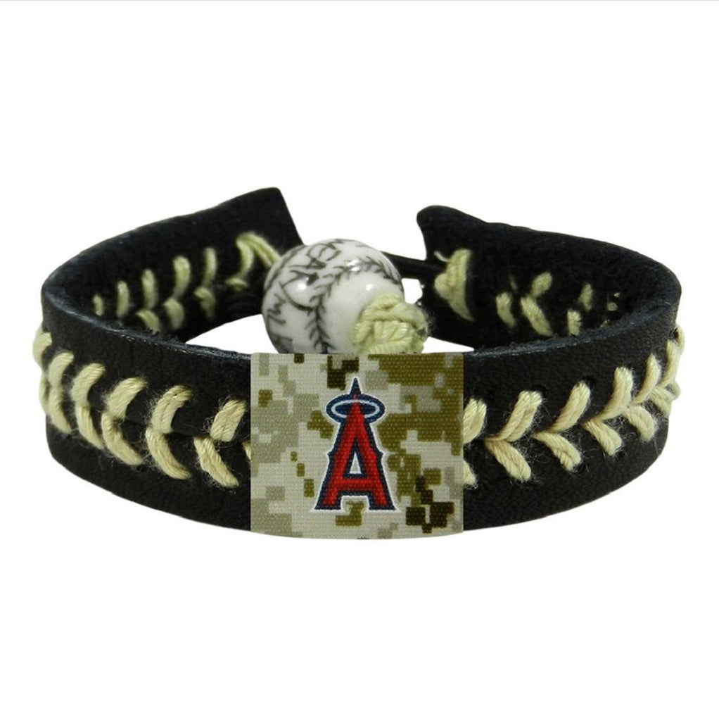 Los Angeles Angels Bracelet Team Color Baseball Camo CO - Gamewear
