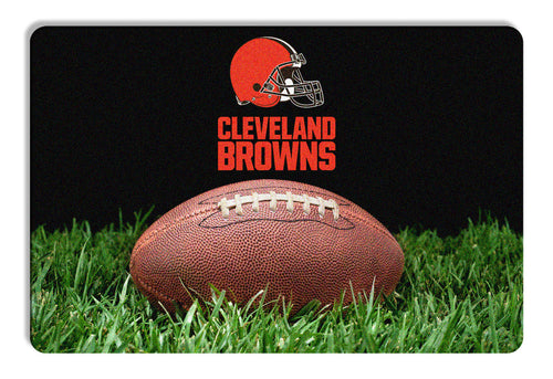 Cleveland Browns Pet Bowl Mat Classic Football Size Large - GAMEWEAR