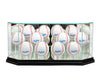 Octagon 12 Baseball Display Case with Black Moulding