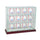 12 Baseball Upright Display Case with Cherry Moulding