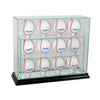 12 Baseball Upright Display Case with Black Moulding