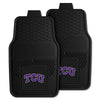 Fanmats - Texas Christian University 2-pc Vinyl Car Mat Set 17''x27''