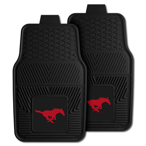 Fanmats - Southern Methodist University 2-pc Vinyl Car Mat Set 17''x27''