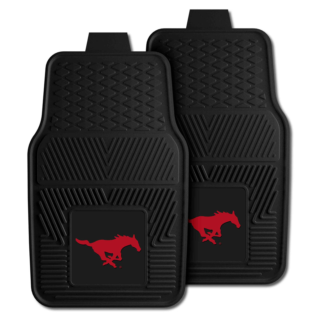 Fanmats - Southern Methodist University 2-pc Vinyl Car Mat Set 17''x27''