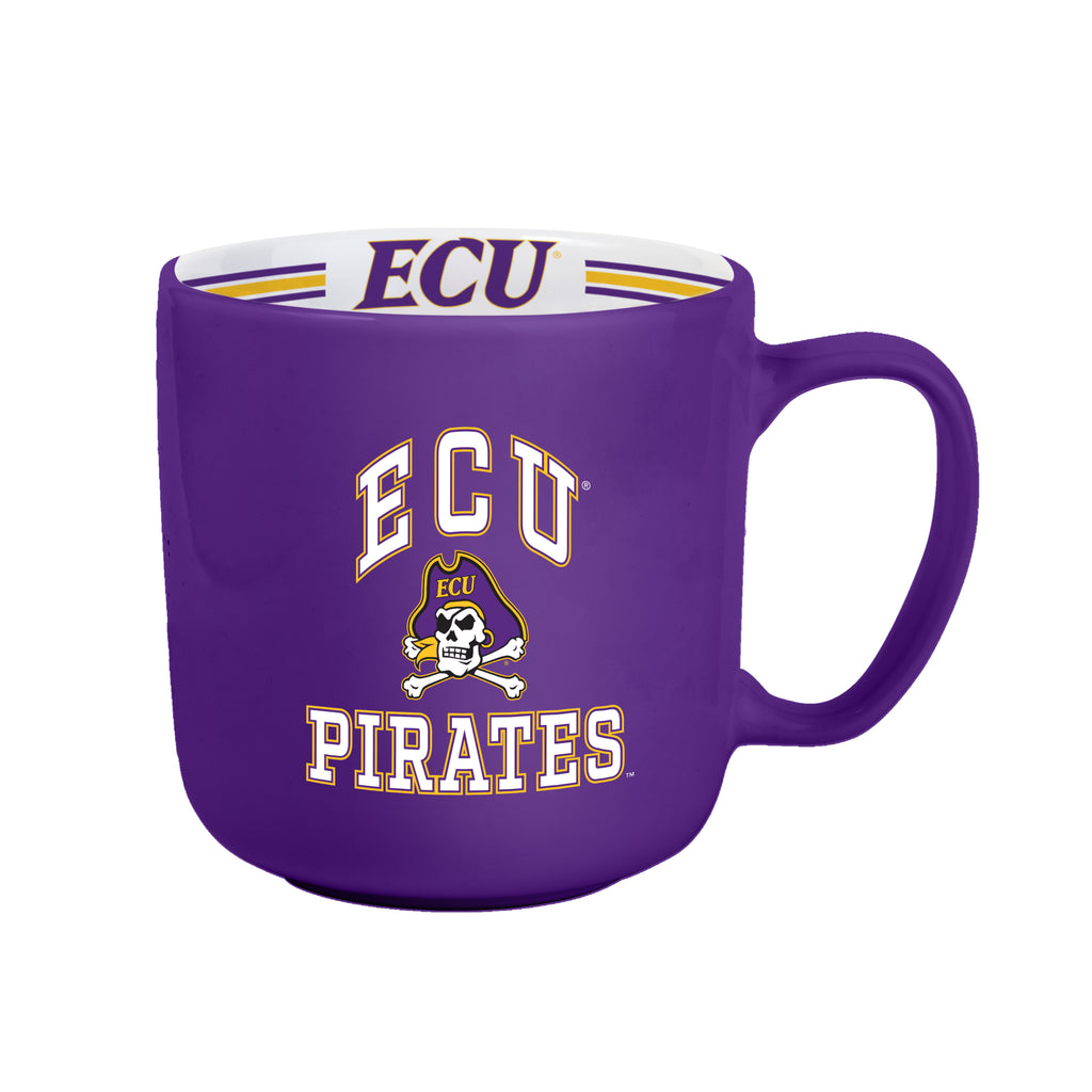 East Carolina Pirates Coffee Mug 15oz Stripe Design - Logo Brands