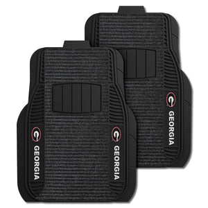 Fanmats - University of Georgia 2-pc Deluxe Car Mat Set 21''x27''