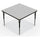 Activity Table - 36'' Square - Gray Nebula Top Surface - Black Edgeband - BALT