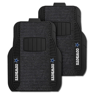 Fanmats - NFL - Dallas Cowboys 2-pc Deluxe Car Mat Set 21''x27''