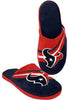 Houston Texans Slipper - Big Logo Stripe - (1 Pair) - L CO -