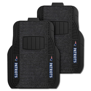 Fanmats - NFL - New England Patriots 2-pc Deluxe Car Mat Set 21''x27''