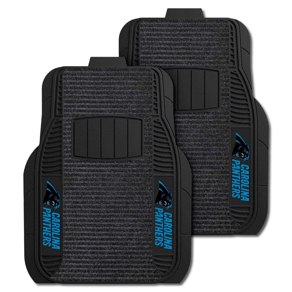 Fanmats - NFL - Carolina Panthers 2-pc Deluxe Car Mat Set 21''x27''