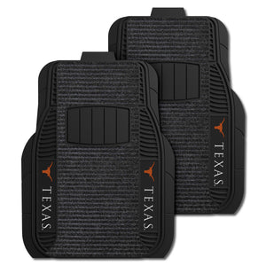 Fanmats - University of Texas 2-pc Deluxe Car Mat Set 21''x27''