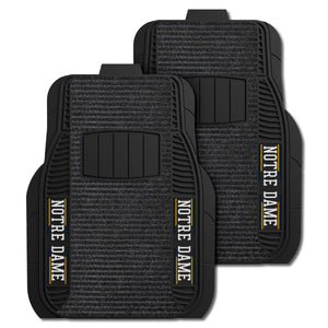 Fanmats - Notre Dame 2-pc Deluxe Car Mat Set 21''x27''