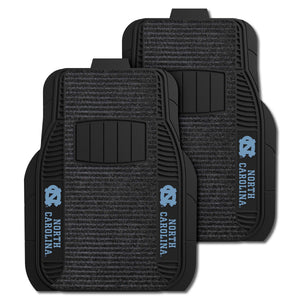 Fanmats - University of North Carolina - Chapel Hill 2-pc Deluxe Car Mat Set 21''x27''