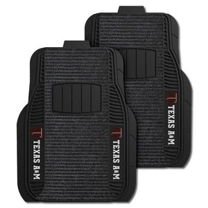 Fanmats - Texas A&M University 2-pc Deluxe Car Mat Set 21''x27''
