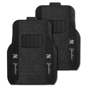Fanmats - MLB - New York Yankees 2-pc Deluxe Car Mat Set 21''x27''