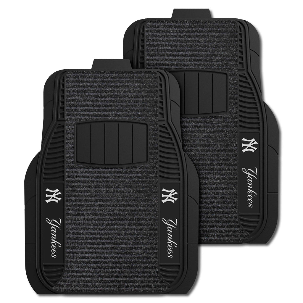 Fanmats - MLB - New York Yankees 2-pc Deluxe Car Mat Set 21''x27''