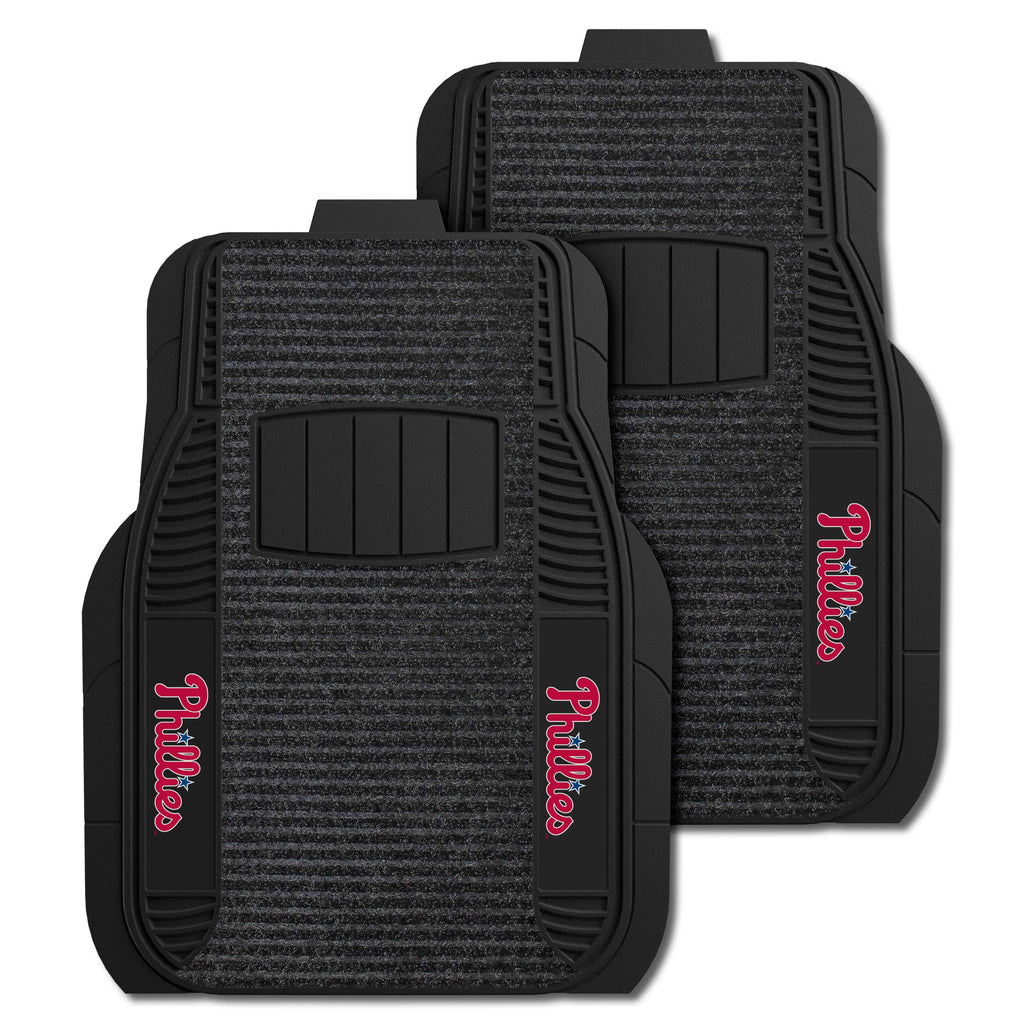 Fanmats - MLB - Philadelphia Phillies 2-pc Deluxe Car Mat Set 21''x27''